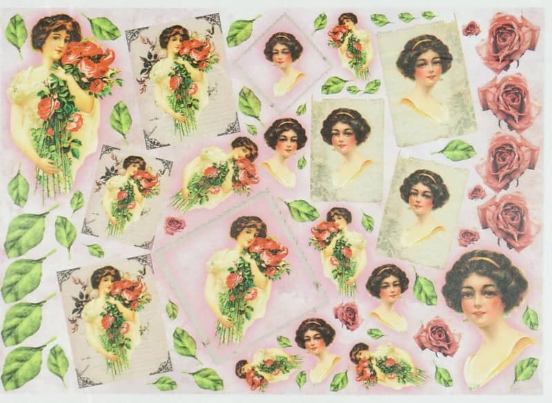 Rice Paper – Women with flowers