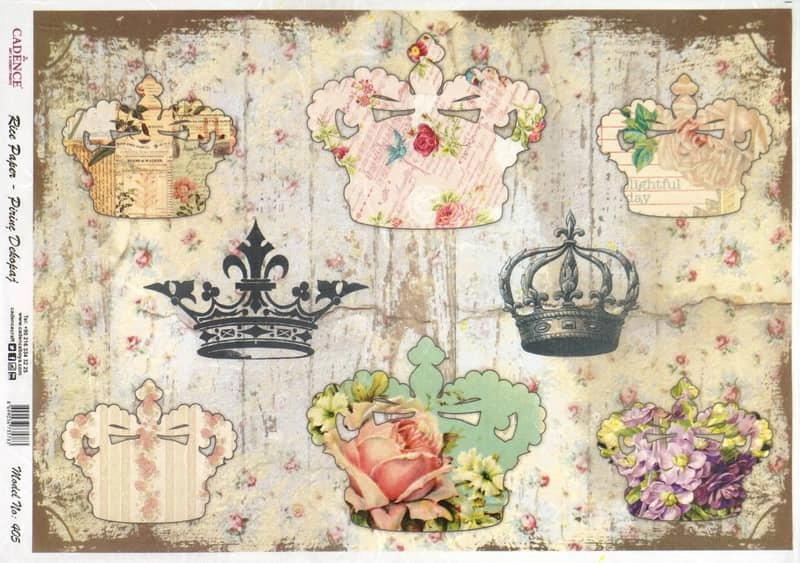 Rice Paper – Shabby Crowns