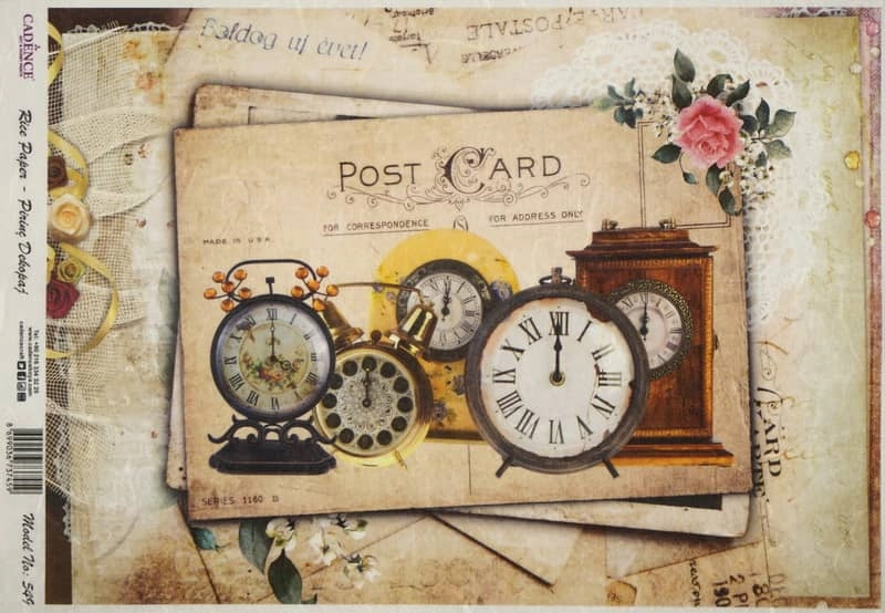 Rice Paper – Old Clocks