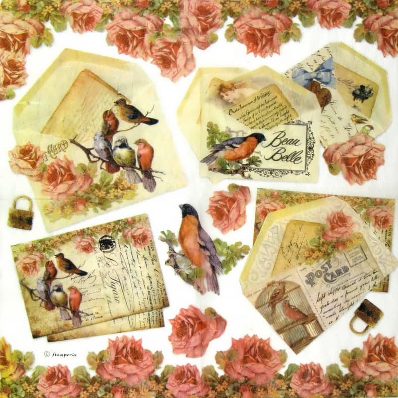 Stamperia Rice Paper – Post Card (50 x 50cm)