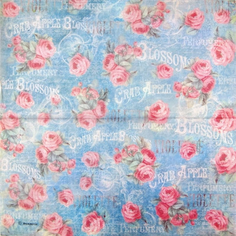 Stamperia Rice Paper – Versaille Roses Blossom (50 x 50cm)