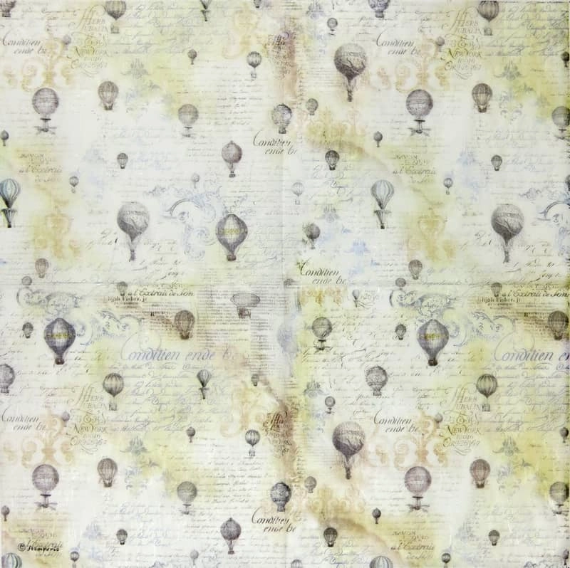 Stamperia Rice Paper – Texture Baloon (50 x 50cm)