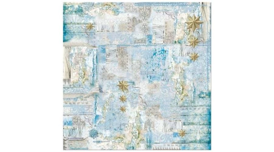 Stamperia Rice Paper – Blue Stars Little Stars (50 x 50cm)