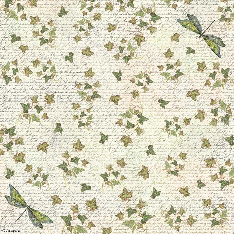 Stamperia Rice Paper – Ivy Dragonfly (50 x 50cm)